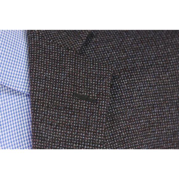 Southwick Very Recent Brown/Red Knit Woven Wool Tweed Blazer 42L - Picture 5 of 8